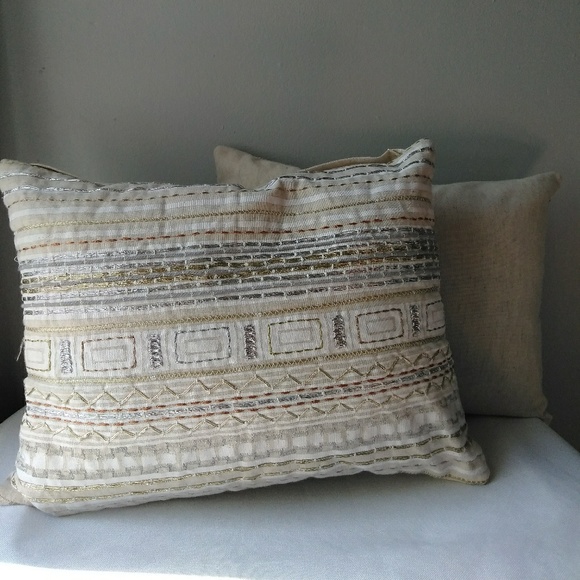 Kim Seybert Bedding Set Of Two Kim Seybert Living Throw Accent Pillows Poshmark